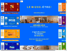 Tablet Screenshot of lemieuxetre.ch